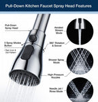 Tap Extender for kitchen sink, fliexible Faucet with tap